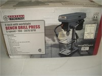 Central Machinery Bench Drill Press  NIB  8 inch,