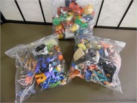 3 bags of Misc Toy Figures, Action Figures