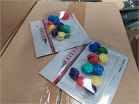 250 Multi Coloured 1.5cm Magnets