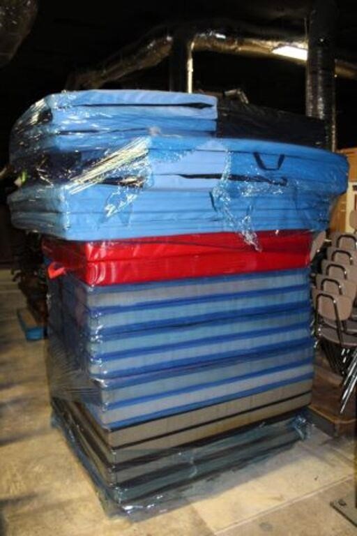 Pallet of Gym Mats, As Shown