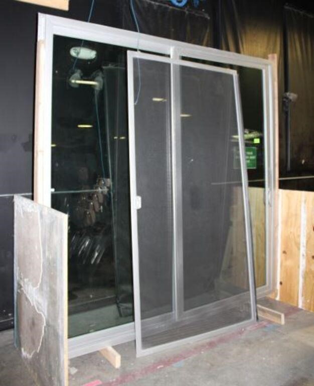 Frame Sliding Glass Door Approx. 95" x 95"