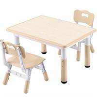 Kids Study Table and Chairs Set  Height