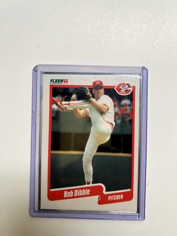1990 Fleer Baseball #418 Rob Dibble Cincinnati *Mt