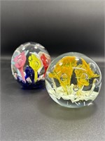 Glass Paperweights