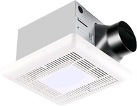 Tech Drive Bathroom Fan with Light 110 CFM, 1.2Son