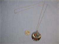 SS Vtg N/A Pendant & Necklace Hallmarked