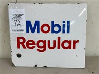 72. Mobil Regular  Porcelain Sign