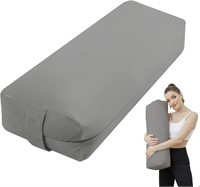 $49 Yoga Bolster Pillow(Gray)