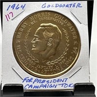 1964 BARRY GOLDWATER PRESIDENTIAL TOKEN