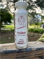 Coors Brothers Dairy, Baby Bottle, Cincinnati, Oh