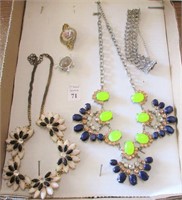 Flat of Misc Costume Jewelry