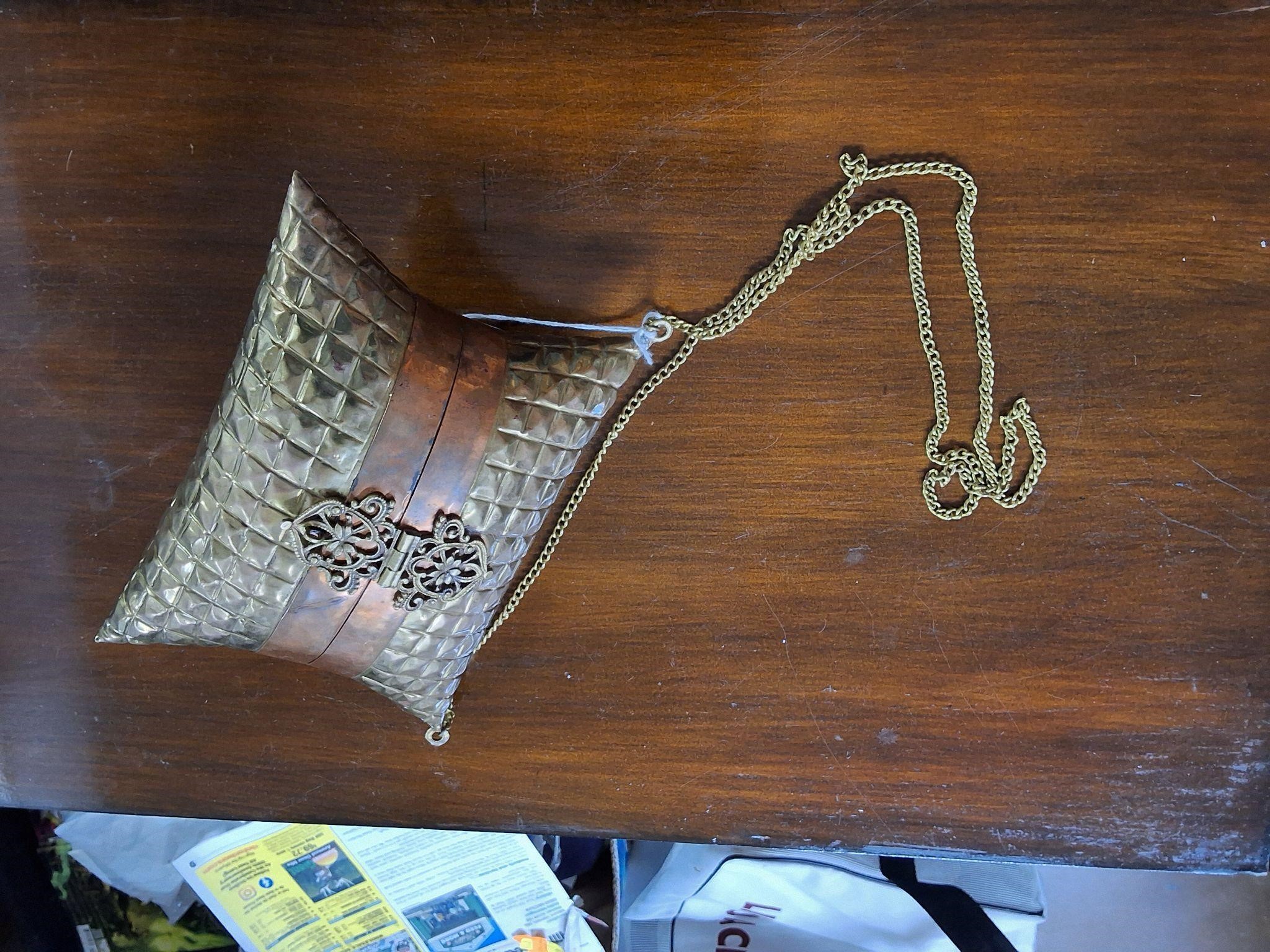 Unique vintage metal purse