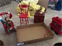 Wooden Christmas Decor, Baby Box