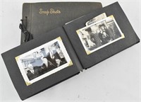 2 Antique & Vintage Photo Albums, "Snap Shots"