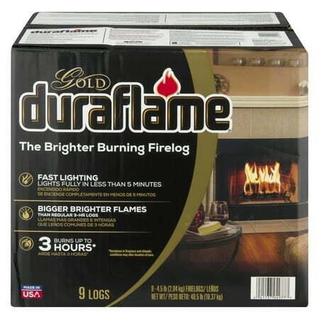 $64  duraflame Firelogs  Brighter Burning  4.5 LB