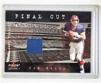 2001 Jim Kelly Final Cut Jersey Card