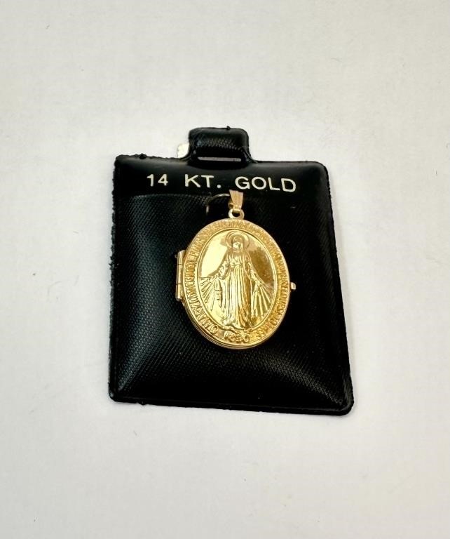 14KT. Gold Miracle Locket