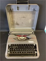 Vintage Hermes rocket portable typewriter 11” x
