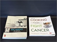 2 Cook books Ricardo etc.