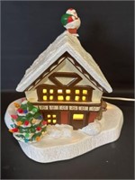 Light up Ceramic Christmas tree house