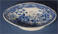 Spode 'Gothic Castle' pattern small footed dish