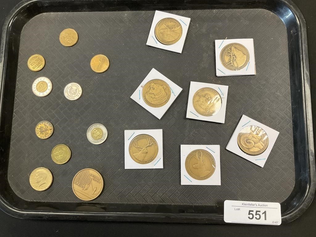 Canadian Coins, Animal Tokens.