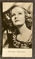 GRETA GARBO: Antique Tobacco Card (1931)