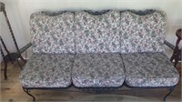 Wrought Iron Cushioned Sofa