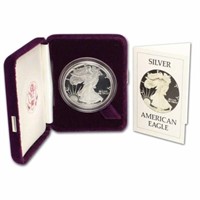 1988 US Mint RPOOF Silver Eagle in OMB