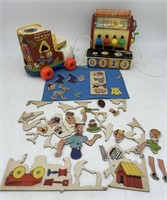 Blondie & Dagwood Punch Outs, Fisher-Price Pull-A-