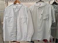 SHIRT AND LONG SLEEVE AFTCO LARGE