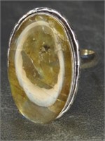 925 stamped Labradorite ring size 8.5