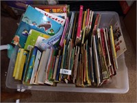 Large Asst of Children's Books & Tote (No lid)