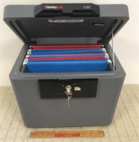 SENTRY SAFE LOCK BOX/ FILING CASE #3