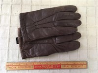 MENS XL 100% CASHMERE GLOVES