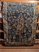 Vtg Decorative Tapestry - Tree of Life