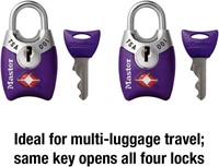 New Master Lock 4689T TSA Approved Keyed Lock, 2