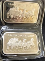 Lot of 2 Stagecoach 1/4 divider bars each 1 oz