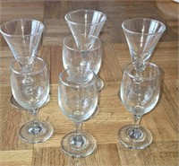 Lot Of Assorted  Cordial Glasses