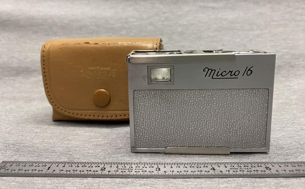 Vintage Whittaker Micro 16 Spy Camera USA