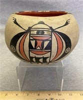 Vintage Native American Pottery Marked Hopi Signed