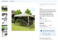 N9543  Outsunny Pop Up Canopy 10 x 10