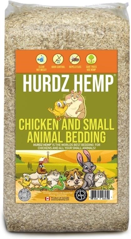 33lbs Hemp Bedding for Chickens - Made from 100% N