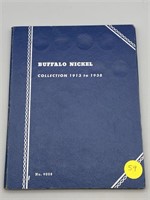 (12) BUFFALO NICKELS IN BOOK