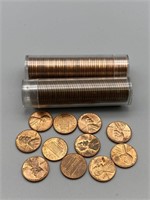 ROLL OF LINCOLN WHEAT & UNCIRCULATED