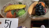 Beaded Fruit, Bowls