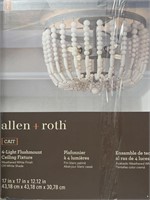 ALLEN AND ROTH  CEILING FIXTURE
