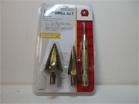 Step Drill Set - New