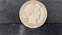 1915-D Silver Barber Half Dollar