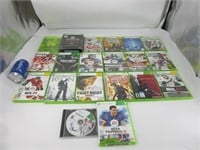 Plusieurs jeux vidéos pour Xbox 360